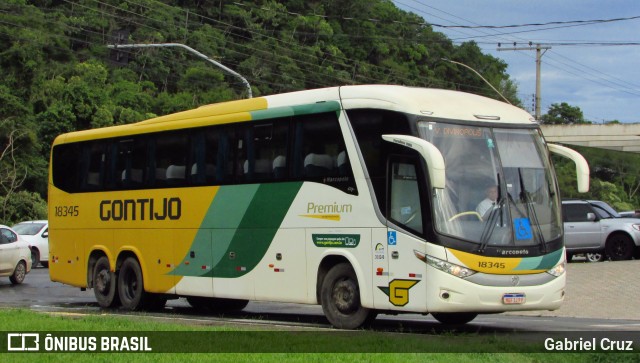 Empresa Gontijo de Transportes 18345 na cidade de Juiz de Fora, Minas Gerais, Brasil, por Gabriel Cruz. Número da foto: #12683444.