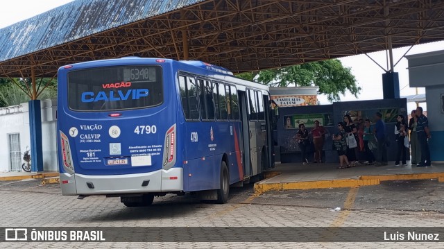 Viação Calvip 4790 na cidade de São Miguel Arcanjo, São Paulo, Brasil, por Luis Nunez. Número da foto: #12681593.