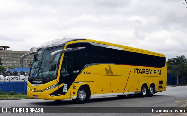 Viação Nova Itapemirim 60236 na cidade de São Paulo, São Paulo, Brasil, por Francisco Ivano. Número da foto: #12683368.