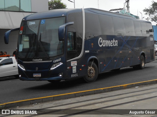 Viação Cometa 721547 na cidade de Rio de Janeiro, Rio de Janeiro, Brasil, por Augusto César. Número da foto: #12682292.