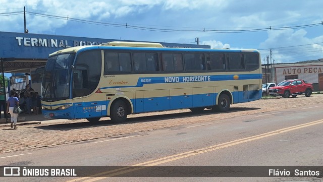 Viação Novo Horizonte 1021011 na cidade de Barra da Estiva, Bahia, Brasil, por Flávio  Santos. Número da foto: #12682933.