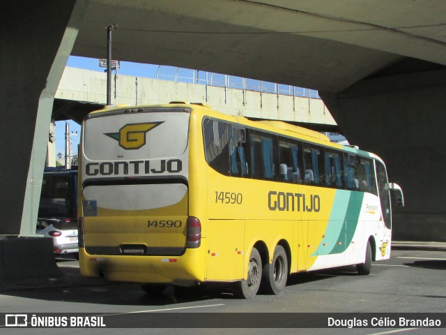 Empresa Gontijo de Transportes 14590 na cidade de Belo Horizonte, Minas Gerais, Brasil, por Douglas Célio Brandao. Número da foto: #12683313.
