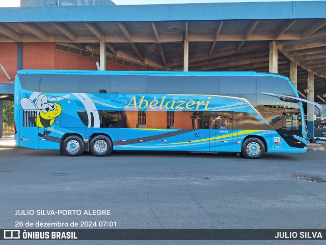 Abelazeri Turismo 2343 na cidade de Porto Alegre, Rio Grande do Sul, Brasil, por JULIO SILVA. Número da foto: #12681065.