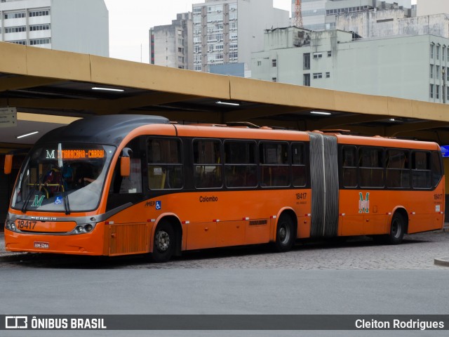 Viação Santo Ângelo 18417 na cidade de Curitiba, Paraná, Brasil, por Cleiton Rodrigues. Número da foto: #12681602.