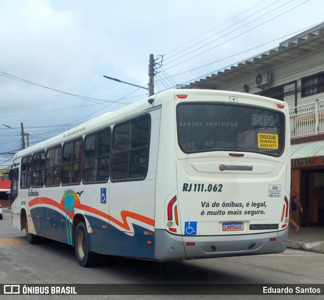 Auto Viação Salineira RJ 111.062 na cidade de Iguaba Grande, Rio de Janeiro, Brasil, por Eduardo Santos. Número da foto: #12683016.