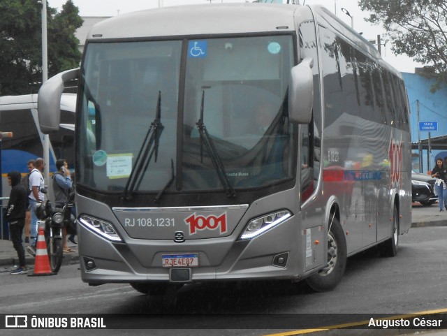 Auto Viação 1001 RJ 108.1231 na cidade de Rio de Janeiro, Rio de Janeiro, Brasil, por Augusto César. Número da foto: #12682329.