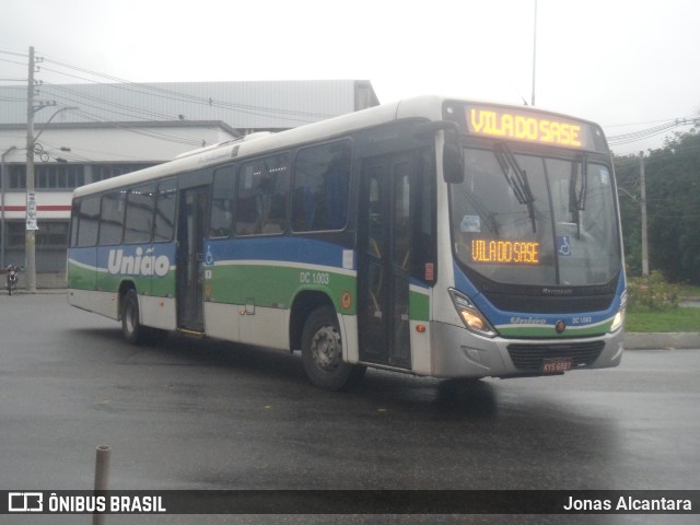 Viação União DC 1.003 na cidade de Duque de Caxias, Rio de Janeiro, Brasil, por Jonas Alcantara. Número da foto: #12681338.