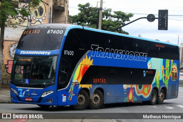Transnorte - Transporte e Turismo Norte de Minas 87600 na cidade de Belo Horizonte, Minas Gerais, Brasil, por Matheus Henrique. Número da foto: #12682553.