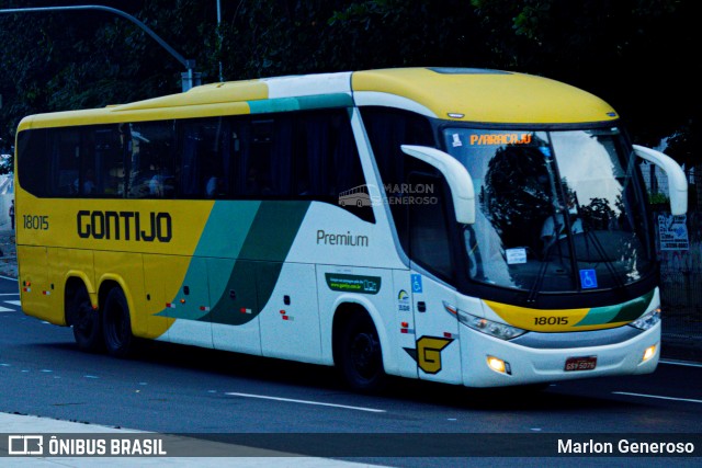 Empresa Gontijo de Transportes 18015 na cidade de Rio de Janeiro, Rio de Janeiro, Brasil, por Marlon Generoso. Número da foto: #12681440.