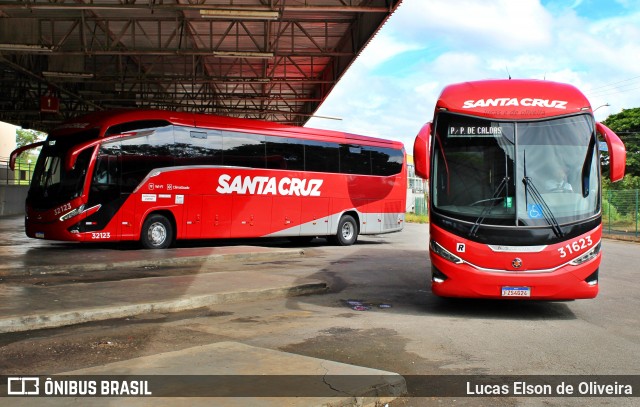 Viação Santa Cruz 31623 na cidade de Alfenas, Minas Gerais, Brasil, por Lucas Elson de Oliveira. Número da foto: #12683642.