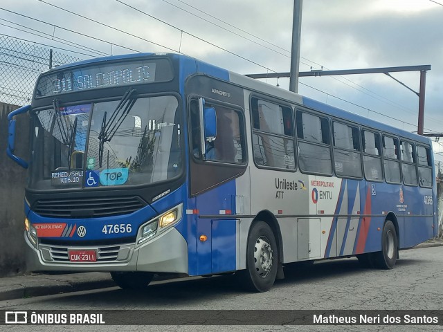 ATT - Alto Tietê Transportes 47.656 na cidade de Mogi das Cruzes, São Paulo, Brasil, por Matheus Neri dos Santos. Número da foto: #12681540.