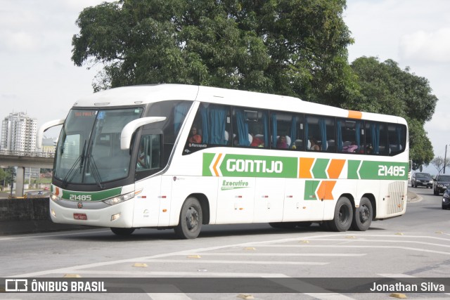 Empresa Gontijo de Transportes 21485 na cidade de Resende, Rio de Janeiro, Brasil, por Jonathan Silva. Número da foto: #12681583.