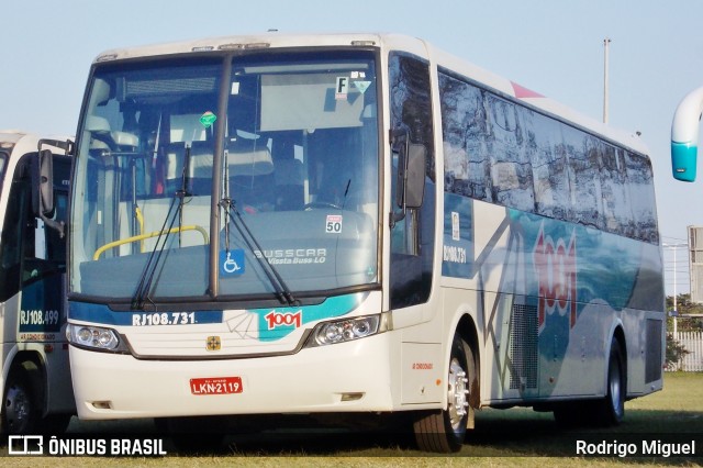 Auto Viação 1001 RJ 108.731 na cidade de Rio de Janeiro, Rio de Janeiro, Brasil, por Rodrigo Miguel. Número da foto: #12683247.