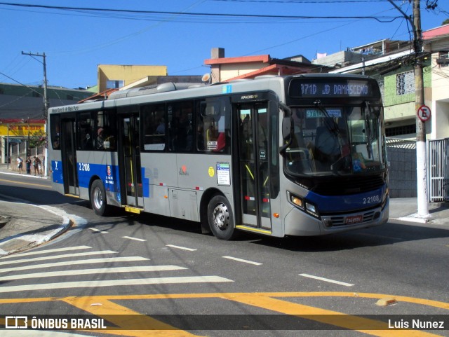 Sambaíba Transportes Urbanos 2 2108 na cidade de São Paulo, São Paulo, Brasil, por Luis Nunez. Número da foto: #12685873.