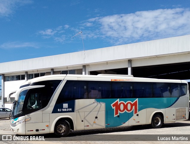 Auto Viação 1001 RJ 108.014 na cidade de Campos dos Goytacazes, Rio de Janeiro, Brasil, por Lucas Martins. Número da foto: #12684495.