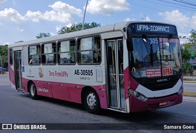 Transurb AE-30505 na cidade de Belém, Pará, Brasil, por Samara Goes. Número da foto: #12684136.