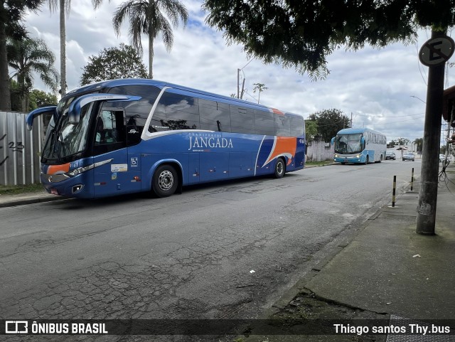 Transportes Jangada 9161 na cidade de Embu-Guaçu, São Paulo, Brasil, por Thiago santos Thy.bus. Número da foto: #12685586.