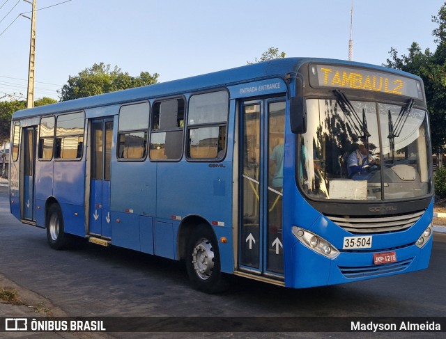 Taguatur - Taguatinga Transporte e Turismo 35-504 na cidade de Paço do Lumiar, Maranhão, Brasil, por Madyson Almeida. Número da foto: #12685941.
