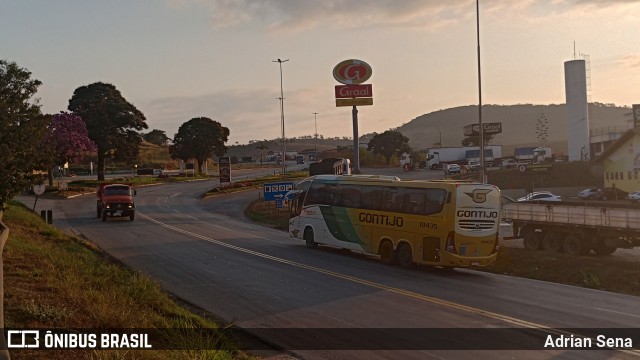 Empresa Gontijo de Transportes 19435 na cidade de João Monlevade, Minas Gerais, Brasil, por Adrian Sena. Número da foto: #12684117.