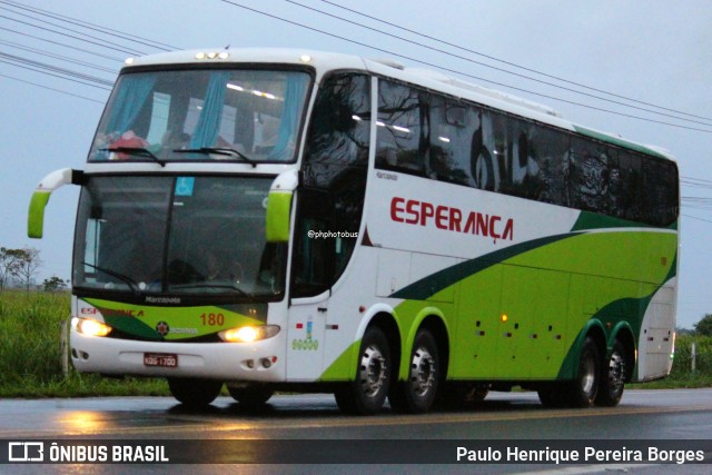 Auto Viação Esperança Campos 180 na cidade de Campos dos Goytacazes, Rio de Janeiro, Brasil, por Paulo Henrique Pereira Borges. Número da foto: #12686796.