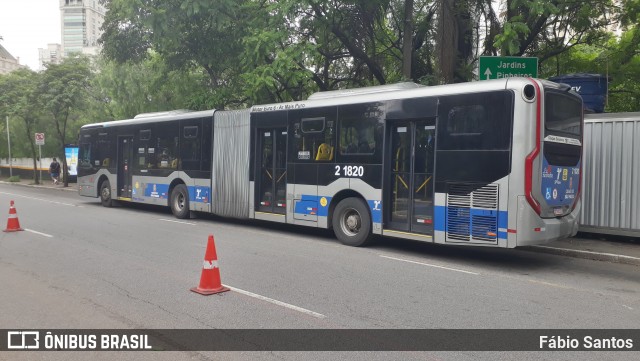 Sambaíba Transportes Urbanos 2 1820 na cidade de São Paulo, São Paulo, Brasil, por Fábio Santos. Número da foto: #12687445.