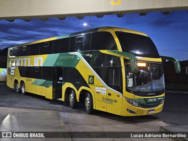 Empresa Gontijo de Transportes 25035 na cidade de Araxá, Minas Gerais, Brasil, por Lucas Adriano Bernardino. Número da foto: #12684869.
