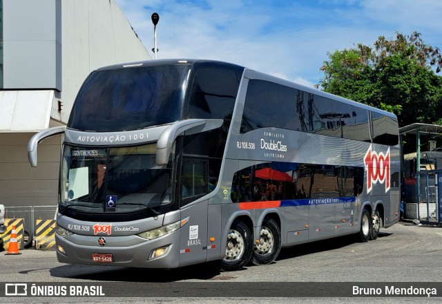 Auto Viação 1001 RJ 108.508 na cidade de Rio de Janeiro, Rio de Janeiro, Brasil, por Bruno Mendonça. Número da foto: #12686279.