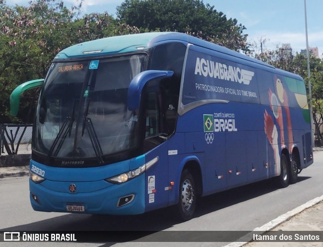Viação Águia Branca 32930 na cidade de Salvador, Bahia, Brasil, por Itamar dos Santos. Número da foto: #12684070.