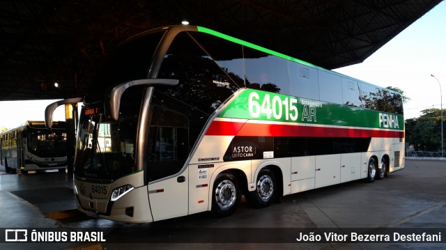 Empresa de Ônibus Nossa Senhora da Penha 64015 na cidade de Maringá, Paraná, Brasil, por João Vitor Bezerra Destefani. Número da foto: #12685359.