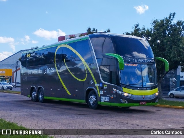 Expresso Princesa dos Campos 6853 na cidade de Cascavel, Paraná, Brasil, por Carlos Campos. Número da foto: #12683898.