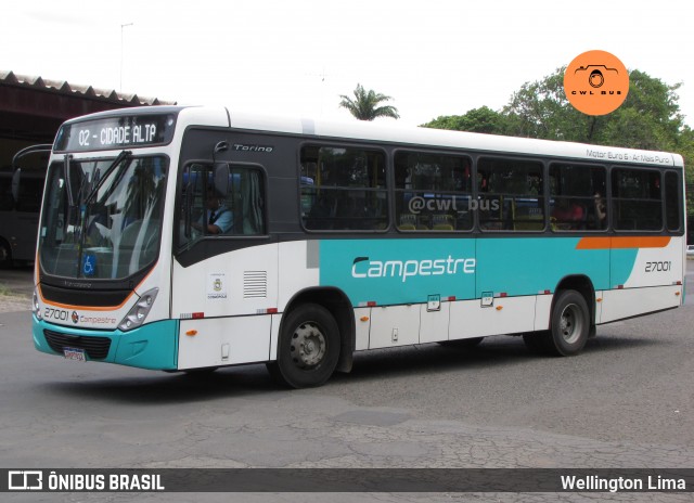 Viação Campestre 27001 na cidade de Cosmópolis, São Paulo, Brasil, por Wellington Lima. Número da foto: #12683995.