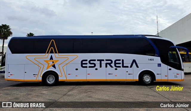 Viação Estrela 1405 na cidade de Goiânia, Goiás, Brasil, por Carlos Júnior. Número da foto: #12686537.