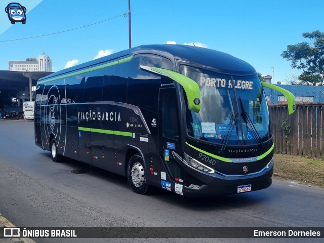 Viação Garcia 92040 na cidade de Porto Alegre, Rio Grande do Sul, Brasil, por Emerson Dorneles. Número da foto: #12684299.