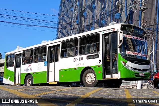 Belém Rio Transportes BD-110 na cidade de Belém, Pará, Brasil, por Samara Goes. Número da foto: #12687254.
