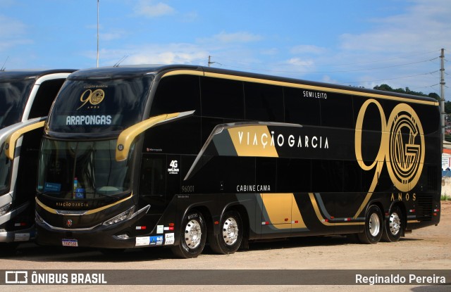 Viação Garcia 96001 na cidade de Florianópolis, Santa Catarina, Brasil, por Reginaldo Pereira. Número da foto: #12686690.