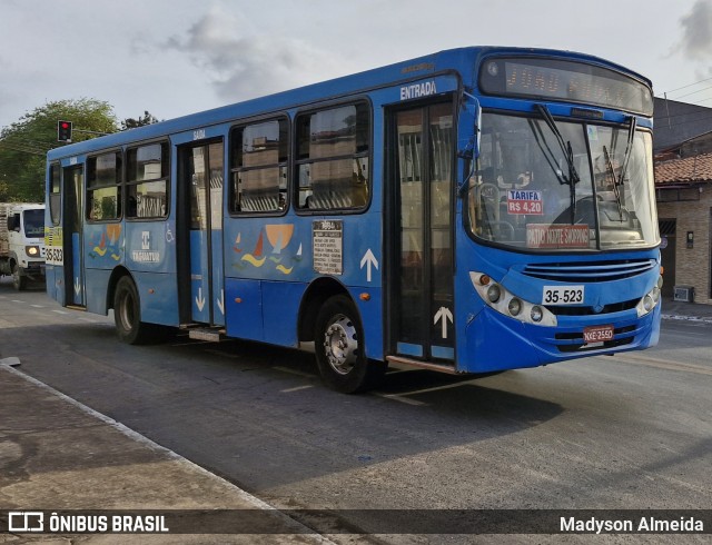 Taguatur - Taguatinga Transporte e Turismo 35-523 na cidade de Paço do Lumiar, Maranhão, Brasil, por Madyson Almeida. Número da foto: #12685911.