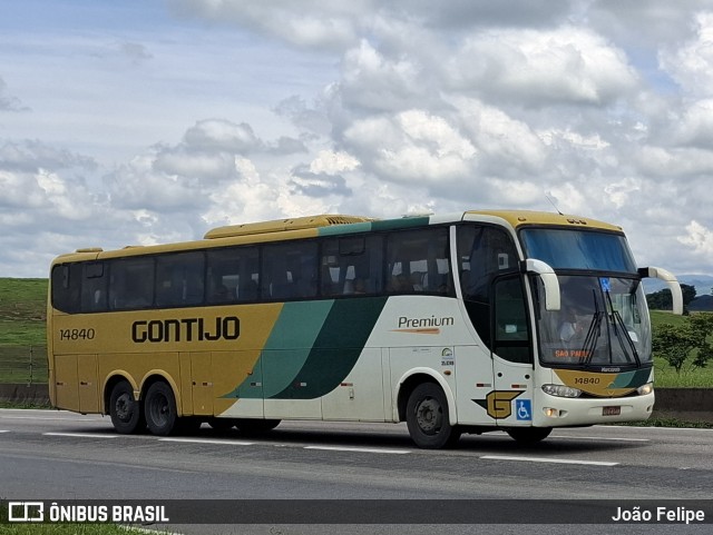 Empresa Gontijo de Transportes 14840 na cidade de Lorena, São Paulo, Brasil, por João Felipe. Número da foto: #12684359.