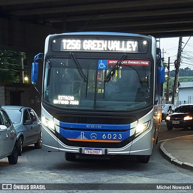 BB Transportes e Turismo 6023 na cidade de Barueri, São Paulo, Brasil, por Michel Nowacki. Número da foto: #12687030.