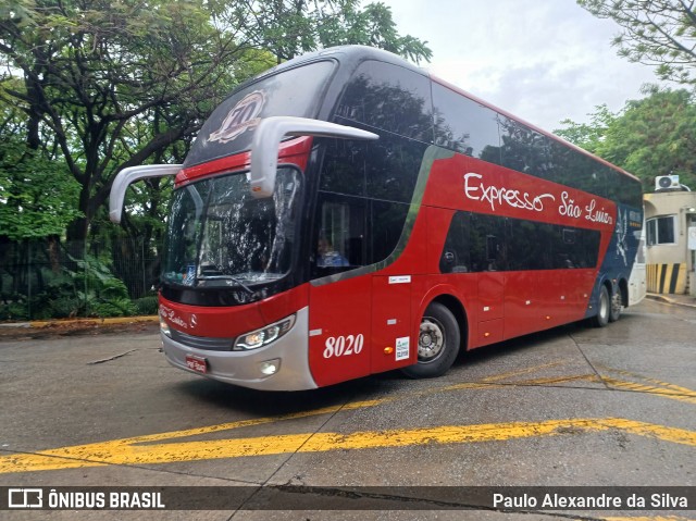 Expresso São Luiz 8020 na cidade de São Paulo, São Paulo, Brasil, por Paulo Alexandre da Silva. Número da foto: #12685542.