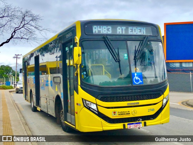 City Transporte Urbano Intermodal Sorocaba 2749 na cidade de Sorocaba, São Paulo, Brasil, por Guilherme Justo. Número da foto: #12687516.