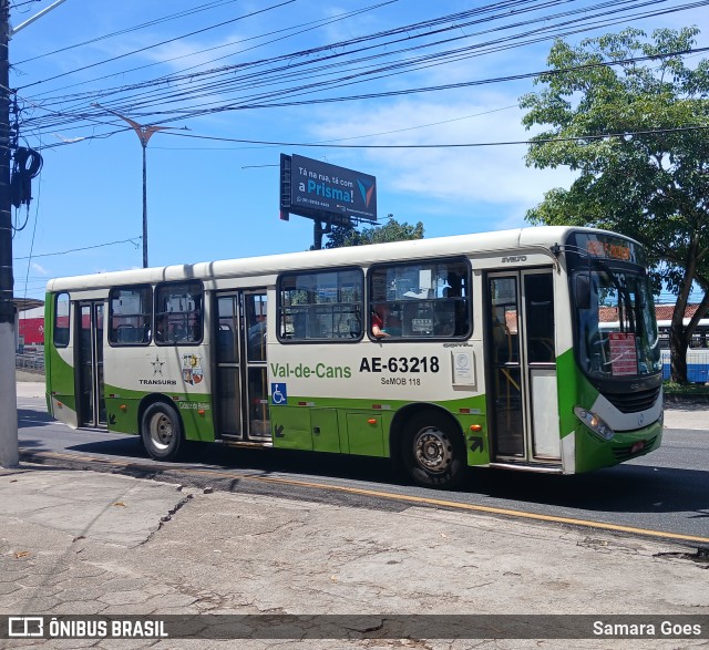 Transurb AE-63218 na cidade de Belém, Pará, Brasil, por Samara Goes. Número da foto: #12684143.