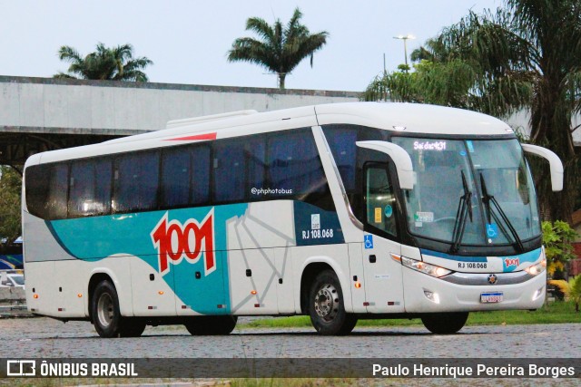 Auto Viação 1001 RJ 108.068 na cidade de Campos dos Goytacazes, Rio de Janeiro, Brasil, por Paulo Henrique Pereira Borges. Número da foto: #12686786.
