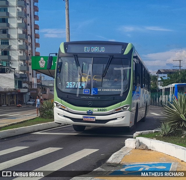 Auto Ônibus Líder 0924001 na cidade de Manaus, Amazonas, Brasil, por MATHEUS RICHARD. Número da foto: #12685813.