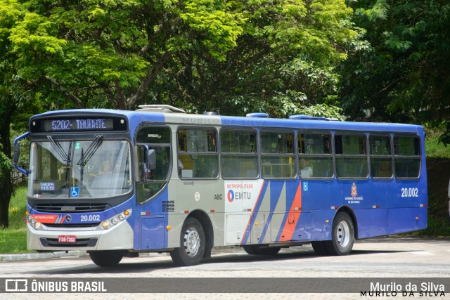 ABC Transportes Coletivos  Vale do Paraíba 20.002 na cidade de Caçapava, São Paulo, Brasil, por Murilo da Silva. Número da foto: #12683949.