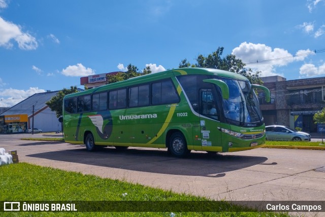 Viação Umuarama 11032 na cidade de Cascavel, Paraná, Brasil, por Carlos Campos. Número da foto: #12683896.