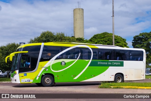 Expresso Princesa dos Campos 7287 na cidade de Cascavel, Paraná, Brasil, por Carlos Campos. Número da foto: #12683891.