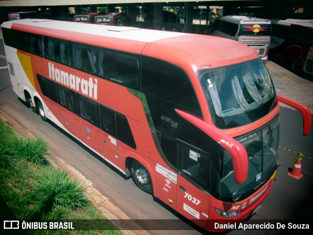 Expresso Itamarati 7037 na cidade de Ribeirão Preto, São Paulo, Brasil, por Daniel Aparecido De Souza. Número da foto: #12685467.