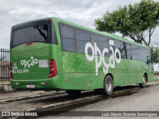Opção Fretamento e Turismo RJ 632.095 na cidade de Rio das Ostras, Rio de Janeiro, Brasil, por Luis Otávio Vicente Domingues. Número da foto: #12686740.