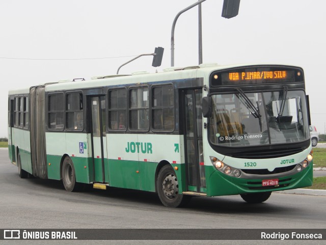 Jotur - Auto Ônibus e Turismo Josefense 1520 na cidade de Florianópolis, Santa Catarina, Brasil, por Rodrigo Fonseca. Número da foto: #12687117.