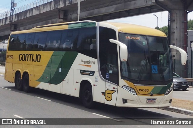 Empresa Gontijo de Transportes 15055 na cidade de Salvador, Bahia, Brasil, por Itamar dos Santos. Número da foto: #12685735.